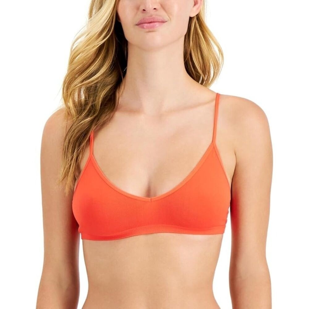 Jenni‎ Intimates Papaya Punch Light Support Bralette Size Medium NWT
